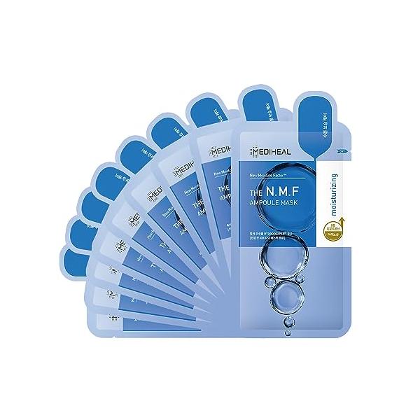 MEDIHEAL(メディヒール) アンプルマスク (10P) 水分補給 輝く 角質ケア 荒れた乾燥肌 (ザN.M.F)