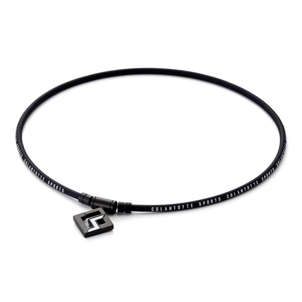 [コラントッテ] SPORTS PRO マグチタンネックレス SG160 CO磁気ネックレスS160 ループ：ブラック×ホワイトトップ：ブラックチタン×ホワイト M 47cm