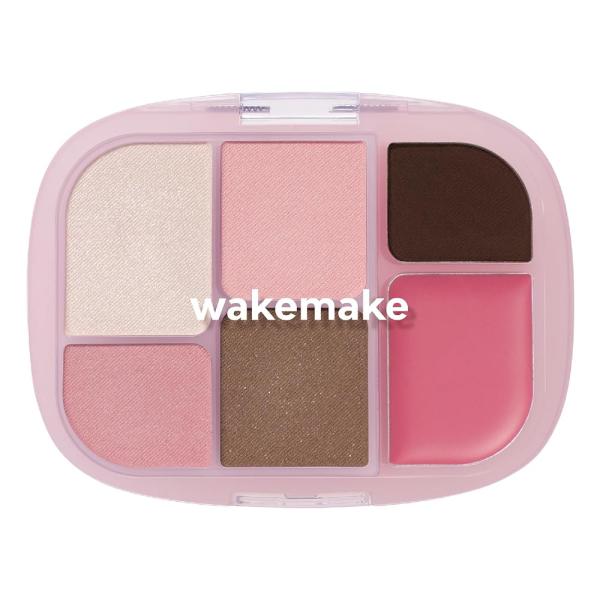 wakemake(ウェイクメイク)ソフトシアー マルチ パレット 10 ジョイフルピンク