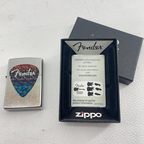 ZIPPO ジッポ 28848 FENDER フェンダー ギターピック 2015年 オイル