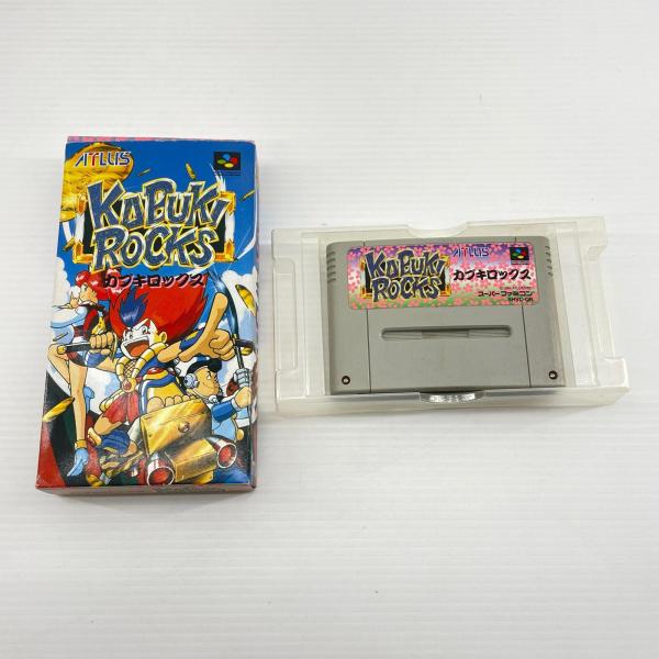 アトラス スーパーファミコンソフト カブキロックス 1994年 説明書欠品 ◆2002