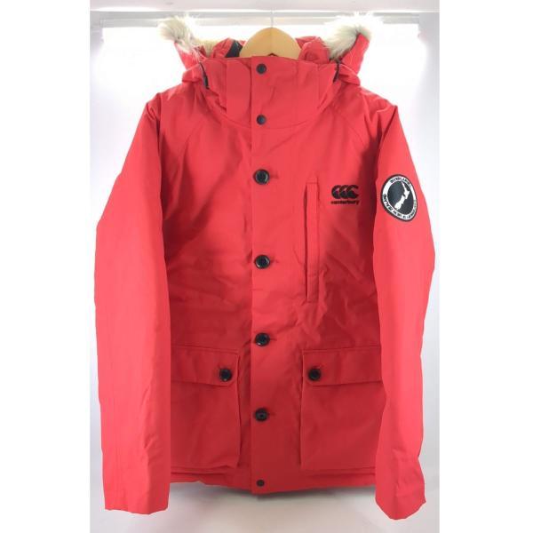 中古】CANTERBURY ダウンジャケット メンズ レッド SIZE M RA79572