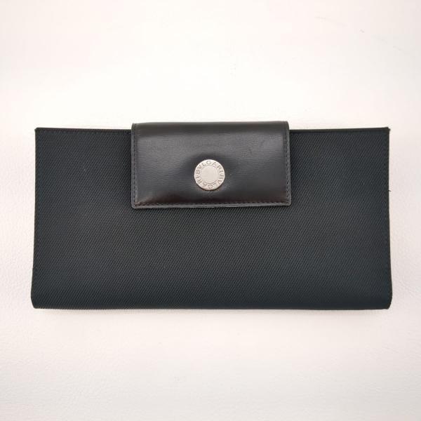 も*こ様 【新品未使用】BVLGARI ブルガリ ブラック 3つ折り財布 長財布 BVLGARI（ブルガリ） 三つ折り財布 クラシコ ブラック キャンバス