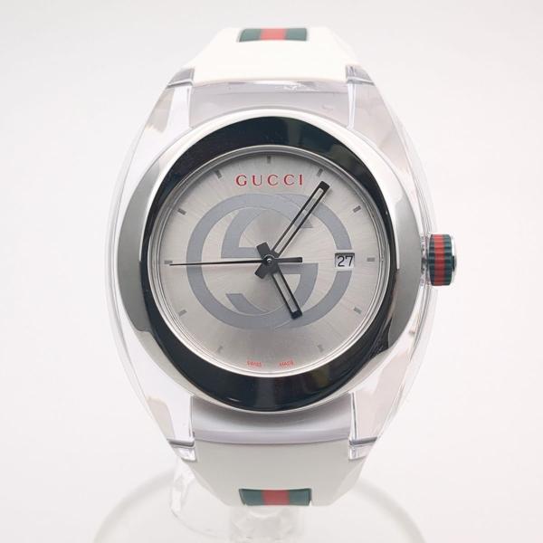GUCCI（グッチ） 保証付】グッチ シンク YA-137102A クオーツ メンズ 