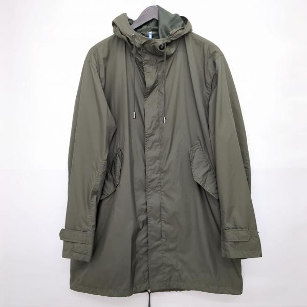 UNIQLO ユニクロ フーデッド モッズコート ポリエステル XL オリーブ