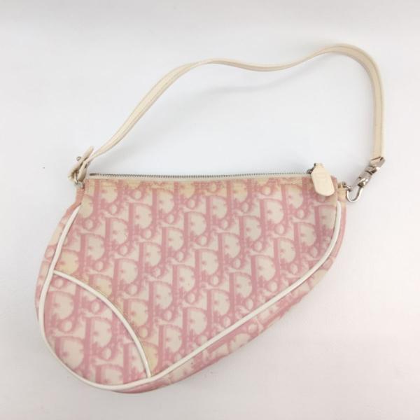 正規品　クリスチャンディオール　サドルバッグ　トロッター　ポーチ　ハンドバッグ Christian Dior クリスチャンディオール トロッター サドルバッグ