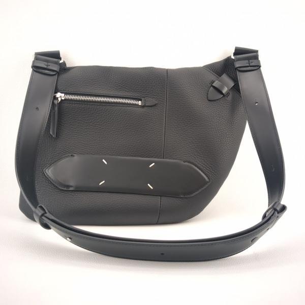 極美品】メゾン マルジェラ ボディバッグ 鹿革 牛革 レザー ブラック