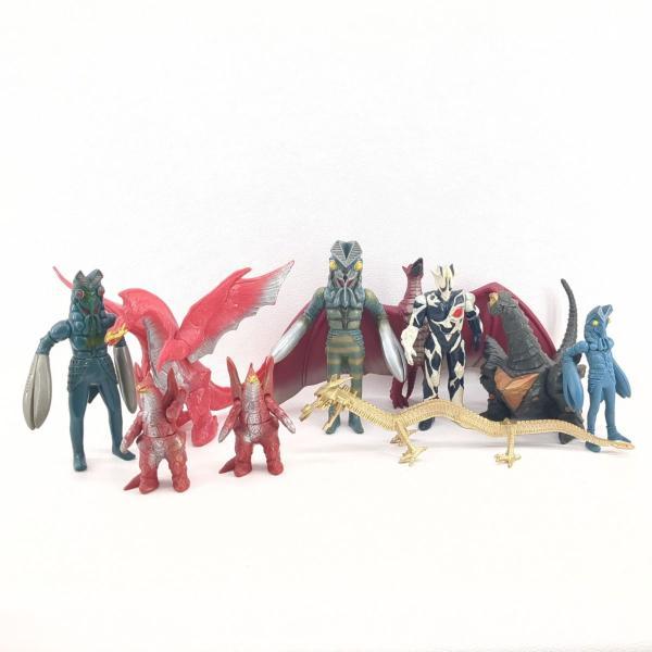 ウルトラマン 怪獣ソフビ 人形 セット 全10体 BANDAI 円谷プロ 当時物