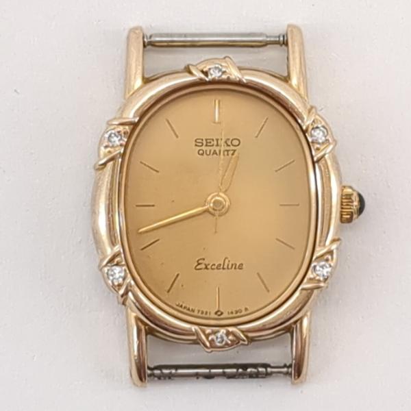 SEIKO（セイコー） エクセリーヌ 7321-5880 クオーツ 10KT×SS 6Pダイヤ