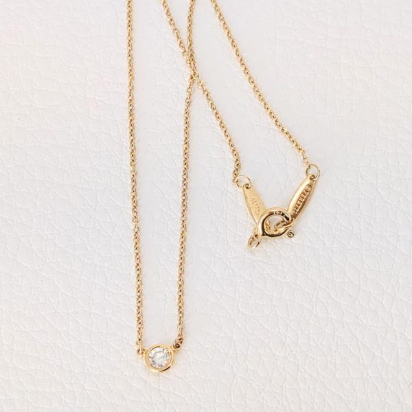 Diamonds By The Yard ティファニー 一粒ダイヤネックレス K18 Diamonds By The Yard ティファニー 一粒ダイヤネックレス K18