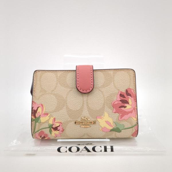 COACH 未使用品】コーチ 2つ折り財布 F73374 フローラルリリー COACH 未使用品】コーチ 2つ折り財布 F73374 フローラルリリー
