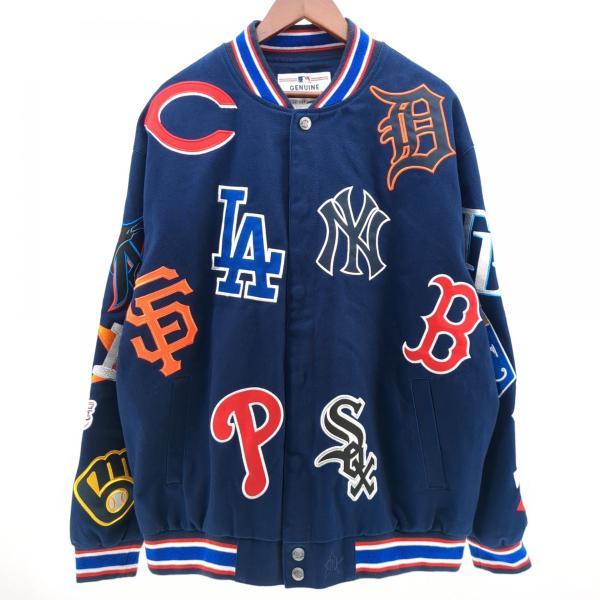 GENUINE MERCHANDISE MLB JH DESIGN ALL OVER PATCH スタジャン