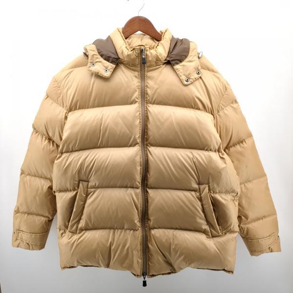 HUNTING WORLD ダウンジャケット ブラウン/ベージュ HUNTING WORLD ダウンジャケット ベージュ SIZE XL ワッペン メンズ