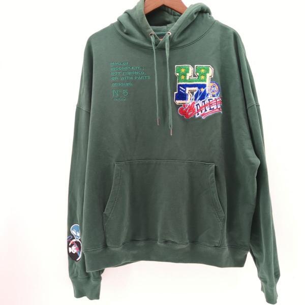 ヒステリックグラマー ゲンザイ GZ1184 パーカー グリーン SIZE M 
