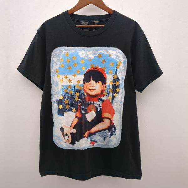 ヴィーローン 半袖Tシャツ ブラック SIZE M ASAP ROCKY YAMS DAY VLONE 