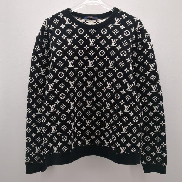 ルイヴィトン スウェット ブラック SIZE M フルモノグラム LOUIS 