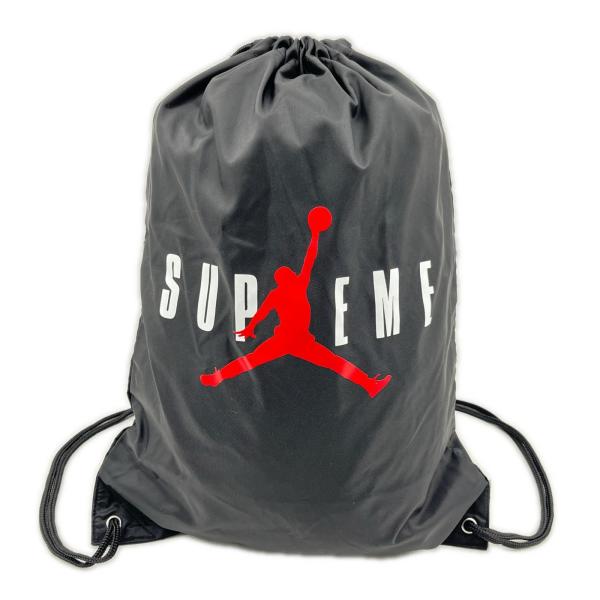 Supreme×JORDAN シュプリーム ジョーダン ナップサック ブラック 24AW