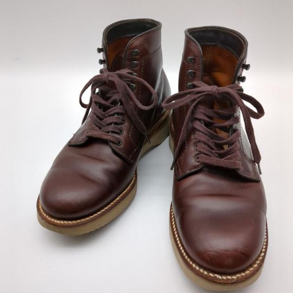 ALDEN 45960H プレーントゥブーツ ブラウン SIZE 6 1/2 クロムエクセル 