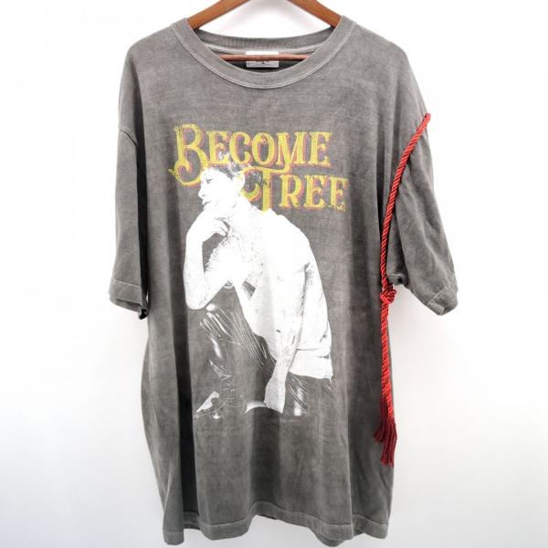 BECOME TREE×TAKUYA PhotoT-shirt ART-TypeB グレー SIZE XL BECOME TREE×TAKUYA PhotoT-shirt ART-TypeB グレー SIZE XL