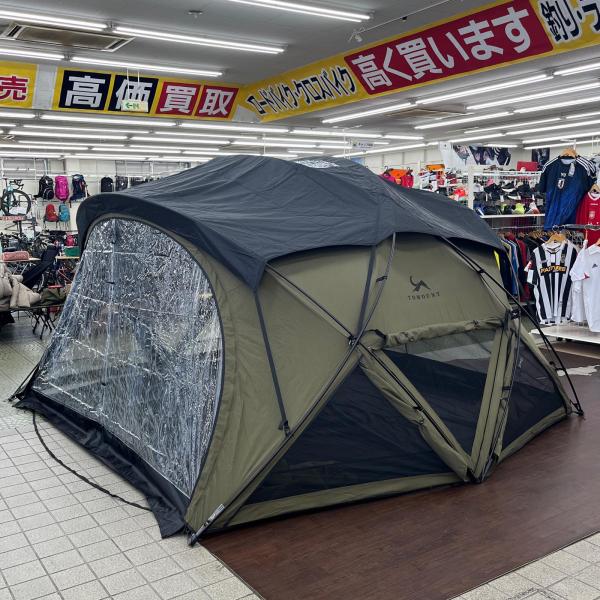 TOMOUNT シェルターテントTC 欠品無し ドームテント 2〜3人用 テント
