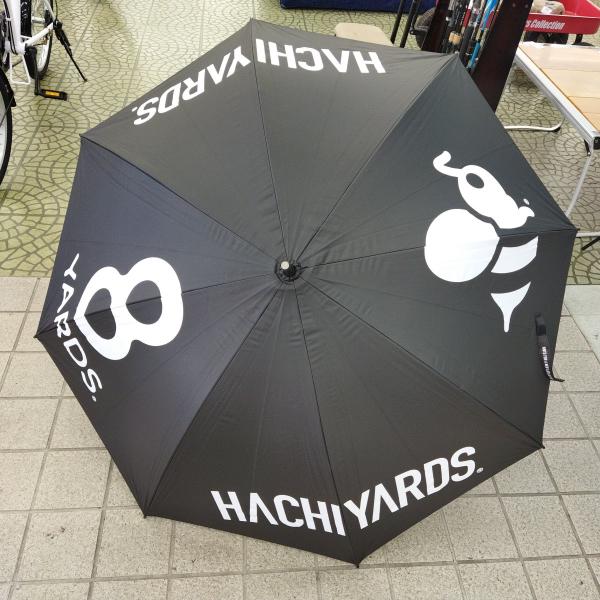 美品】8YARDS Hachigraph canopy umbrella/Brack 晴雨兼用アンブレラ