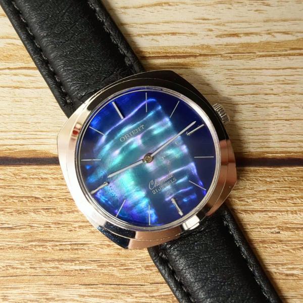 ORIENT（オリエント） シャマード 21石 i120-15300 手巻 青蝶貝文字盤