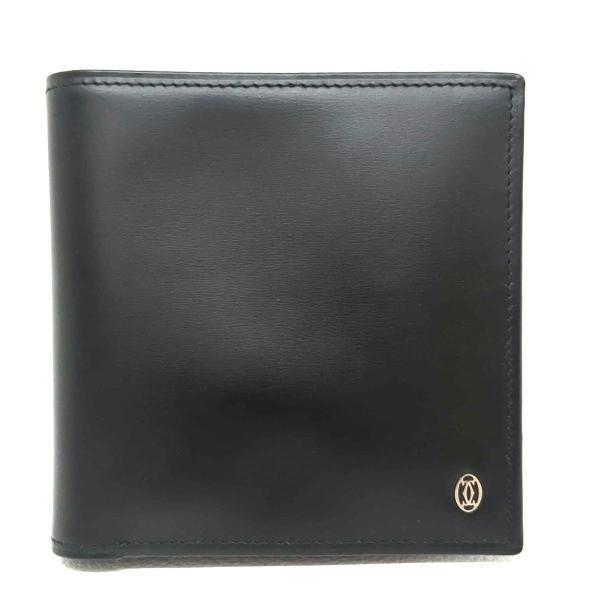 Cartier（カルティエ） 二つ折り財布 パシャ ブラック L3000137