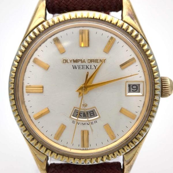 ジャンク] ORIENT Olympia 0-29647 WEEKLY メンズ ORIENT オリエント