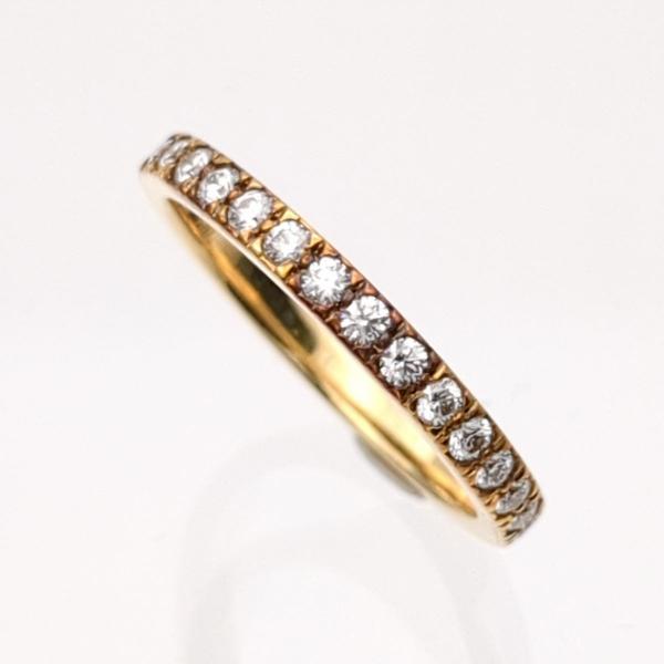 ティファニー　6.5号　リング　ノヴォハーフエタニティ　K18　ダイヤモンド15P　指輪　Tiffany&Co.◆3111/藤枝インター店