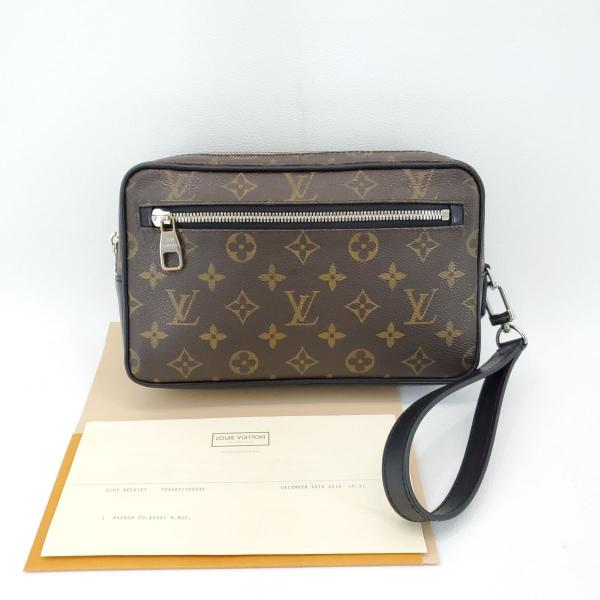 通販 Louis Vuitton ルイヴィトン ポシェットカサイ M42838 SR0260 モノグラム セカンドバッグ 茶 ブラウン バッグ ポーチ クラッチバッグ 鞄 03r6248 ルイヴィトン セカンドバック モノグラム