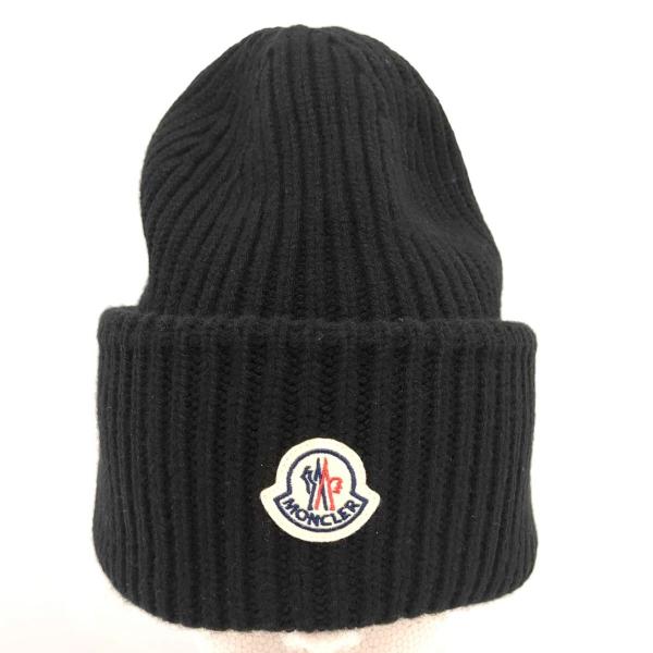 MONCLER（モンクレール） 美品 ニットキャップ 2023年 ブラック 黒