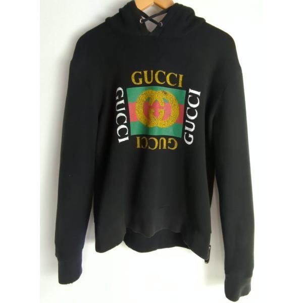 GUCCI（グッチ） スウェット パーカー プルオーバー オールドロゴ GG 