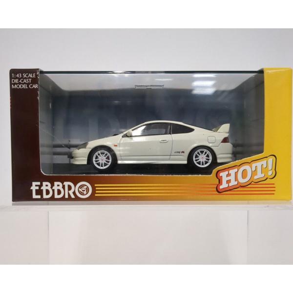 エブロ ホンダ インテグラ タイプR DC5 1/43 ミニカー ホワイト EBBRO