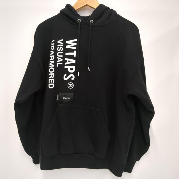 WTAPS パーカー メンズ SIZE M ブラック 222ATDT-HPM02S ダブル