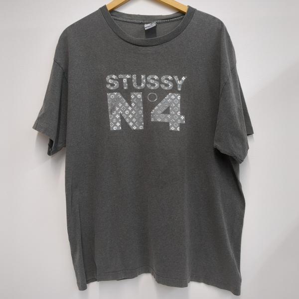 STUSSY（ステューシー） Tシャツ メンズ グレー SIZE XL モノグラム柄 
