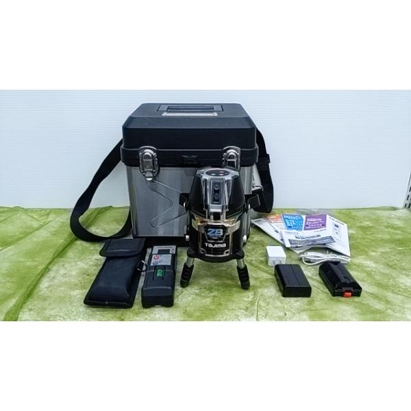 ★値下げしました★　タジマ Tajima　ZEROBLUE-KJC レーザー墨出し器 三脚 受光器付き 中古品 【ハンズクラフト宜野湾店】 Tajima 【中古良品】 TAJIMA ZEROBL-KJC ブルーグリーンレーザー墨出し