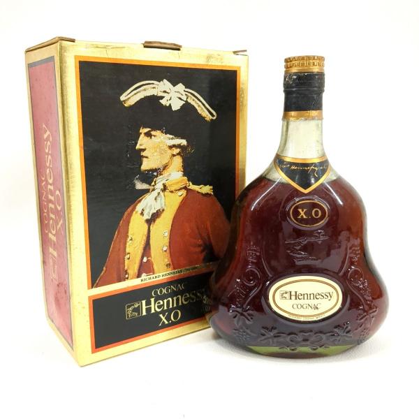 金キャップ　ヘネシー　XO COGNAC　700ml　40%　ブランデー　箱付 未開封 ヘネシー ブランデー 金キャップ 箱付 XO 700ml 40度 ◇3118