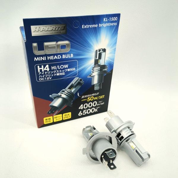 K-PARTS H11 KL-1500 KL-1501 バルブ 6500K 動作未確認】K-PARTS Kパーツ ミニヘッドバルブ LED BULB H4 KL-1500