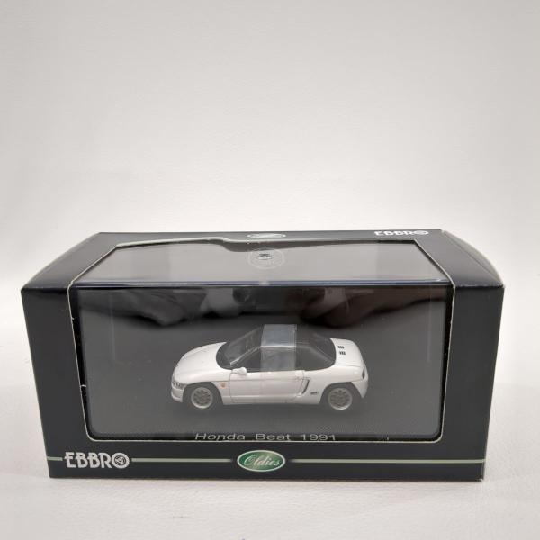 エブロ EBBRO ミニカー 1/43 ホンダ ビート 1991 ホワイト◇3118/静岡