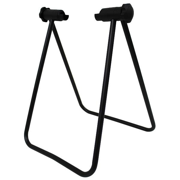 後輪に取付けする自転車用スタンドです。ロードバイクやクロスバイクなどでスタンドを付けていない場合に便利です！取付けは簡単！！リヤハブに挟み込むようにして取付けするだけ。ディスプレイとして部屋に自転車を置く時・飾る時や、自転車の修理時などに大...