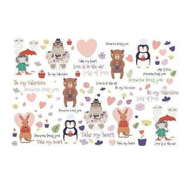 AMERICAN TRANSFERS カウガール 40s ビンテージ転写紙 838