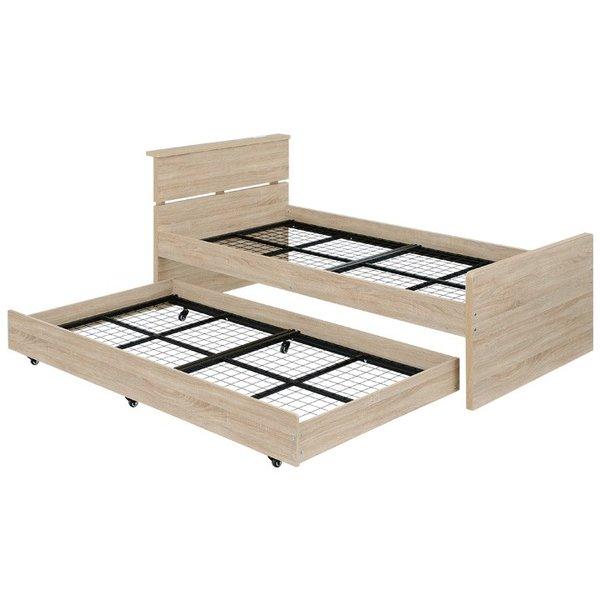 ※こちらの商品はお客様組み立てとなります。■サイズW210 x D104 x H90cm（下段収納時）上段ベッド内寸：197.5 x 97cm（シングル）下段ベッド内寸：180 x 97cm（シングルショート）■材質パーチクルボード(シート...