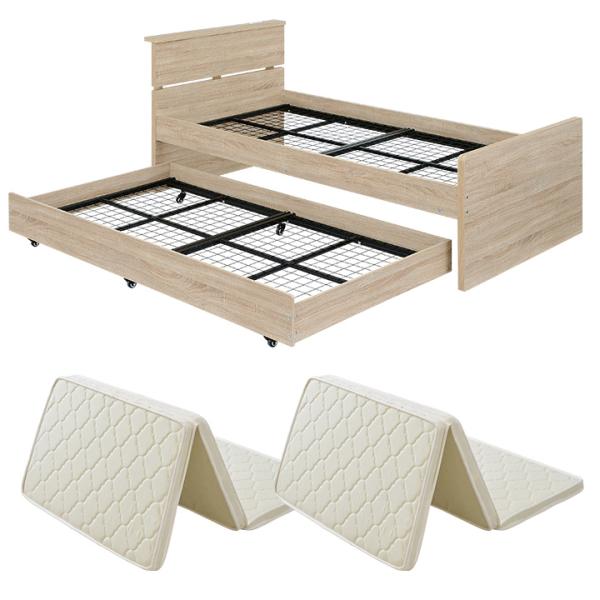 ※こちらの商品はお客様組み立てとなります。■サイズW210 x D104 x H90cm（下段収納時）上段ベッド内寸：197.5 x 97cm（シングル）下段ベッド内寸：180 x 97cm（シングルショート）マットレス(上段)：W97 x...