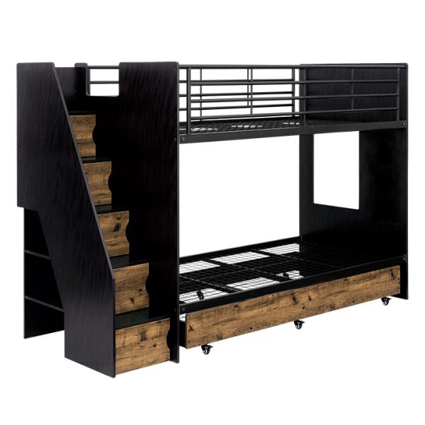 ※マットレス等は別売りとなります。※ベッドを分割して使用することはできません。※ステップ（階段）は写真のように左側にのみ取付け可能となります。右側に設置はできない仕様となっております。※お客様組み立てとなります。組立ての際は必ず2名以上で行...