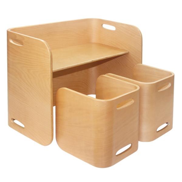 ■サイズテーブル時：W66 x D52 x H40cmデスク時：W66 x D40 x H52cmチェア：W28 x D30 x H31cm■材質本体：ビーチ材・カバ材・ウォールナット材(※ブラックウォールナットのみ)■カラーナチュラル・ア...