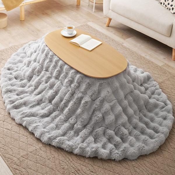 ※お洗濯の際は、必ず洗濯ネットをご使用ください。※家庭用ドラム式洗濯機の場合、故障の恐れがあございますのでご使用はお控えいただき、コインランドリーをご利用ください。※テーブルの高さや、厚掛け・薄掛けで誤差がありますが、基本的にこたつ布団はこ...