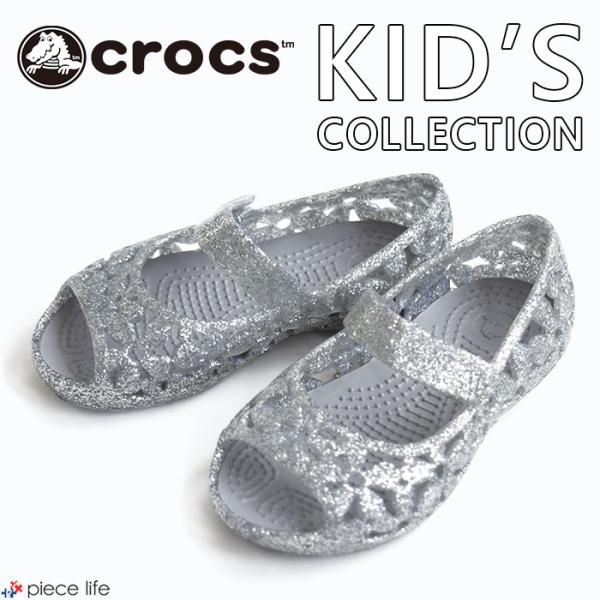 クロックス Crocs ベイサンダルブラック フラワーアクセサリー付き クロックス Crocs ベイサンダルブラック フラワーアクセサリー