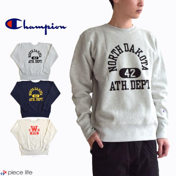 新品 Champion REVERSE WEAVE C3-W011 Amazon.co.jp: Champion C3-W011 Men's Sweatshirt, Long Sleeve