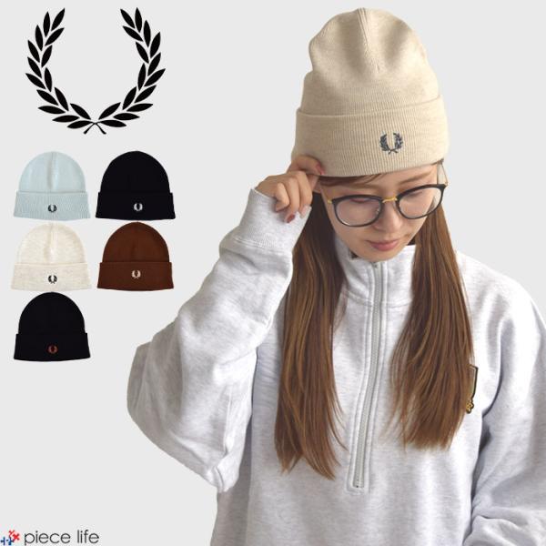FRED PERRY 2024秋冬新作 フレッドペリー ニット帽 メンズ FRED PERRY 2024秋冬新作 フレッドペリー ニット帽 メンズ