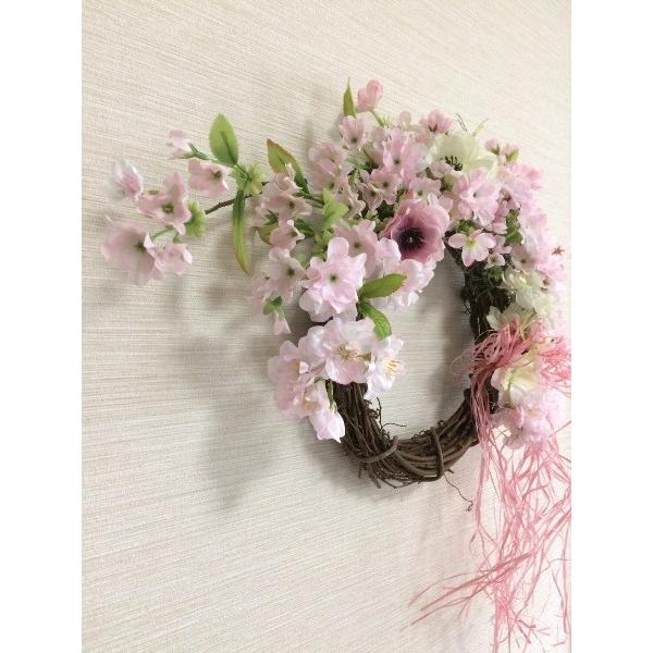 ギフト 花 玄関リース 手作りアートフラワー リース 45x50cm 桜とアネモネの春リース No Wreath Buyee 日本代购平台 产品购物网站大全 Buyee一站式代购 Bot Online
